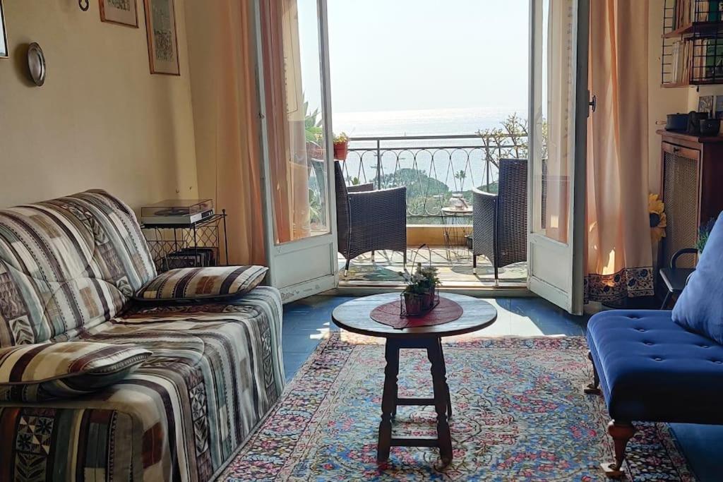 Vintage Flat On Villefranche Bay - Free Car Park Esterno foto