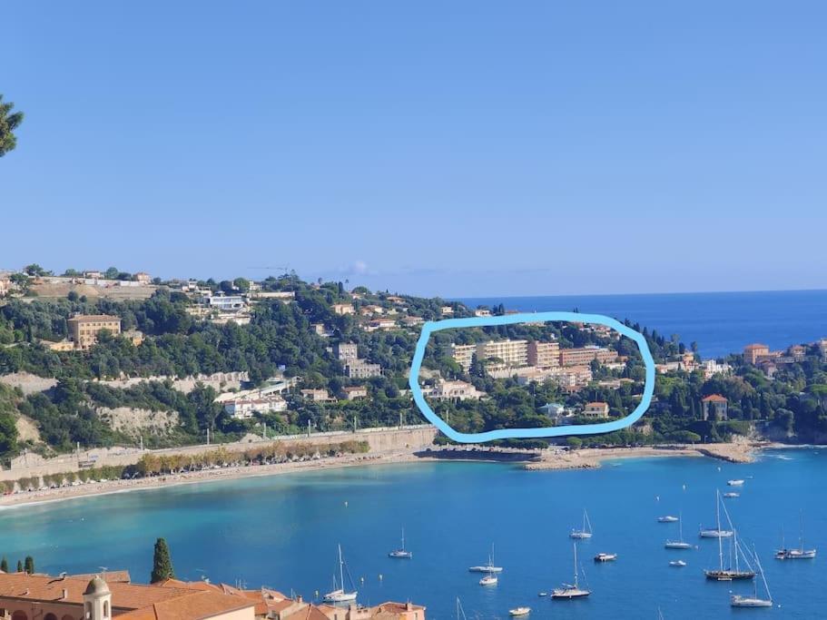 Vintage Flat On Villefranche Bay - Free Car Park Esterno foto